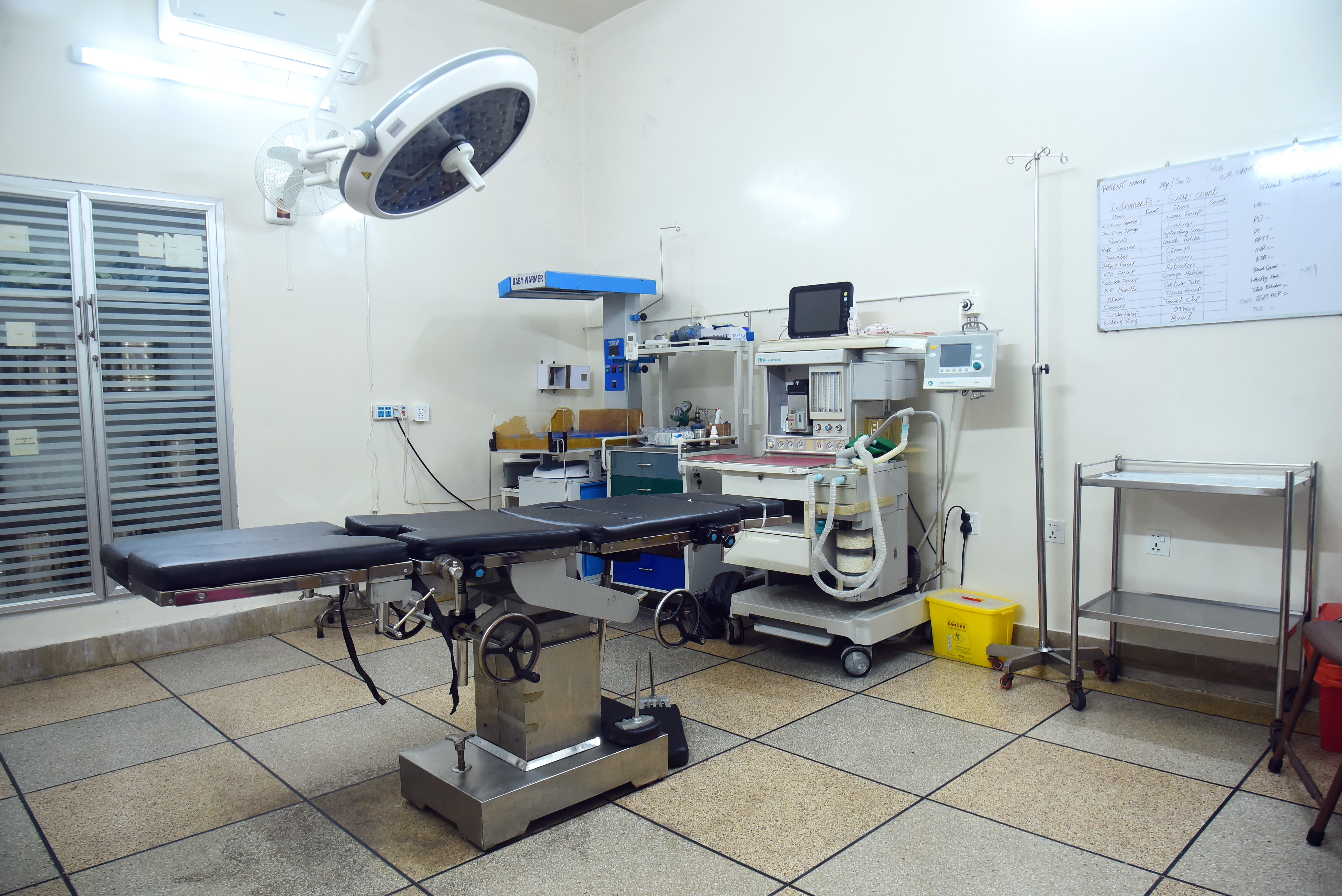 Modern hospital facility